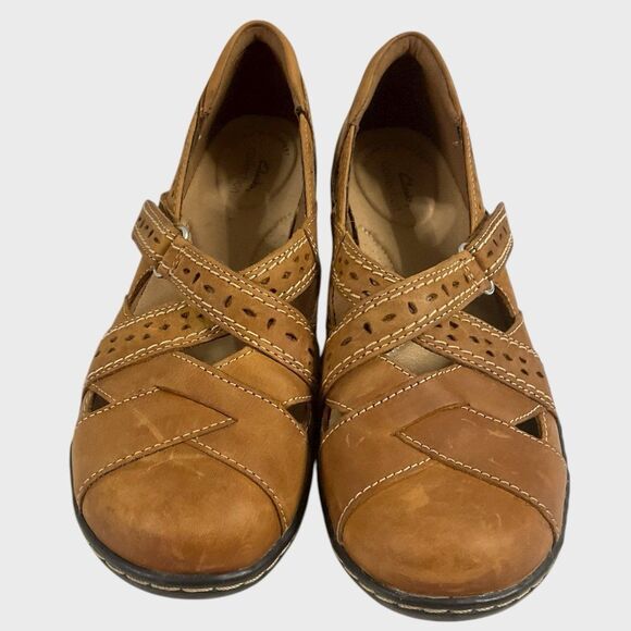 Clarks Collection Roseville Leather Mary Jane Shoes Women's Size 7.5M SN #22545 - Picture 8 of 10